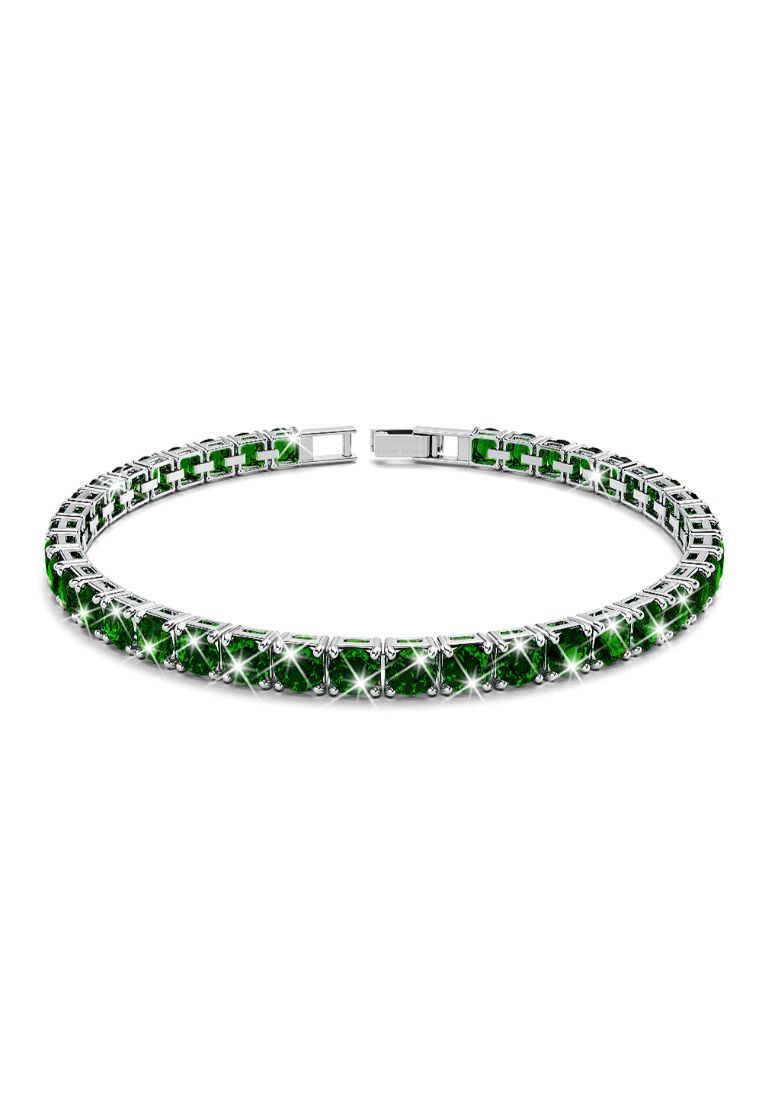 Annie Bloom ANNIE BLOOM Kayla Bloom Bracelet in Emerald