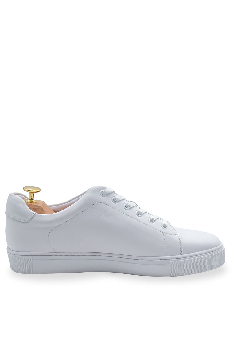 Arden Teal Loreto All White Sneakers