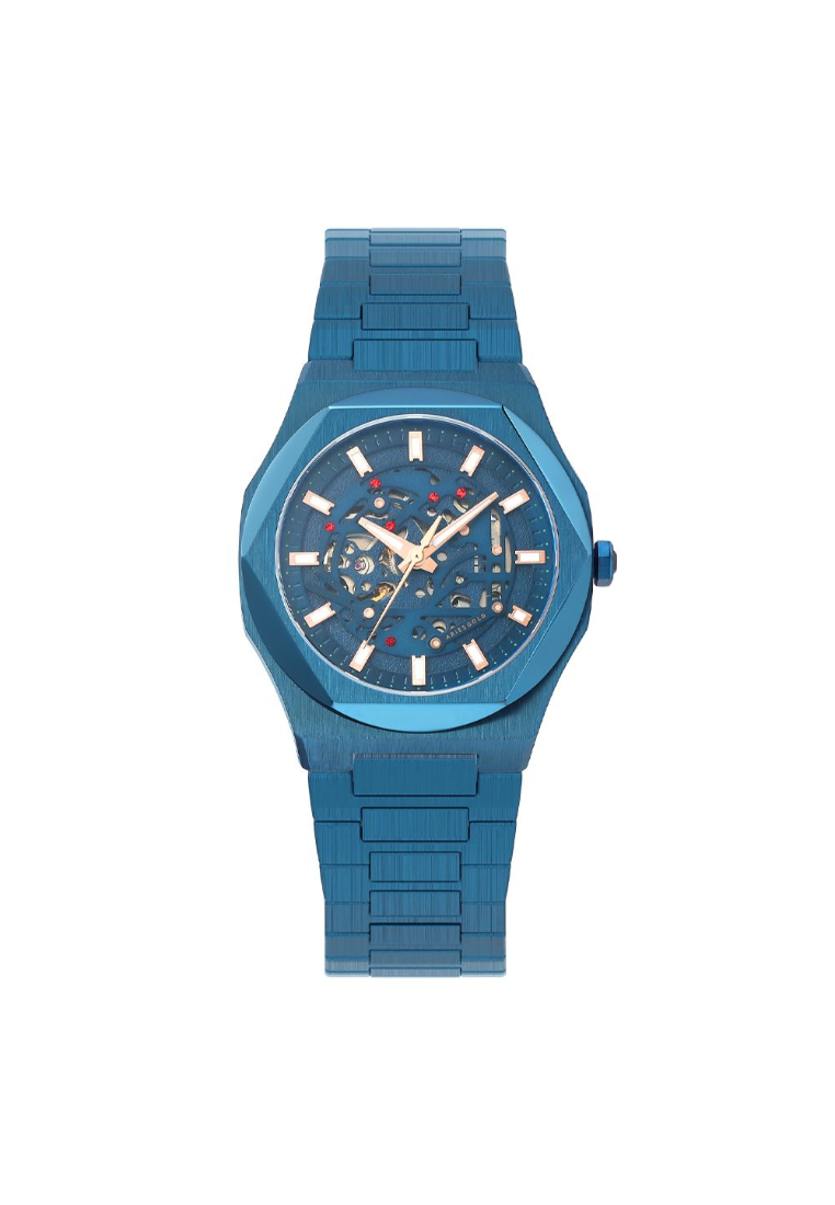 Aries Gold Voltamic Blue Dial And Stainless Steel Men Watch G 9031 BU-BURG