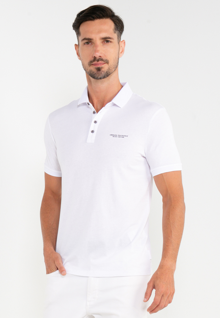 Armani Exchange Polo With Logo Lettering