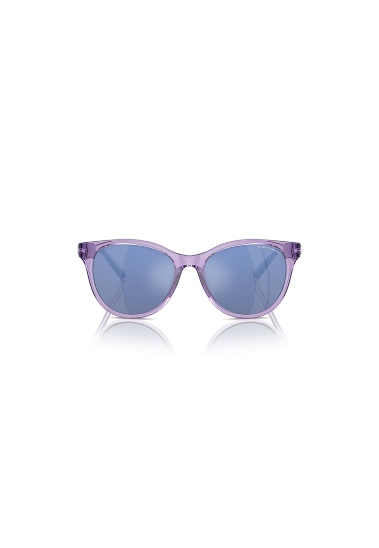 Armani Exchange Women's Cat Eye Frame Violet Injected Sunglasses - AX4144SU