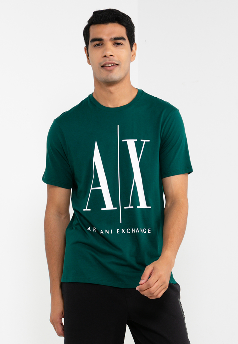 Armani Exchange 標誌印花T恤