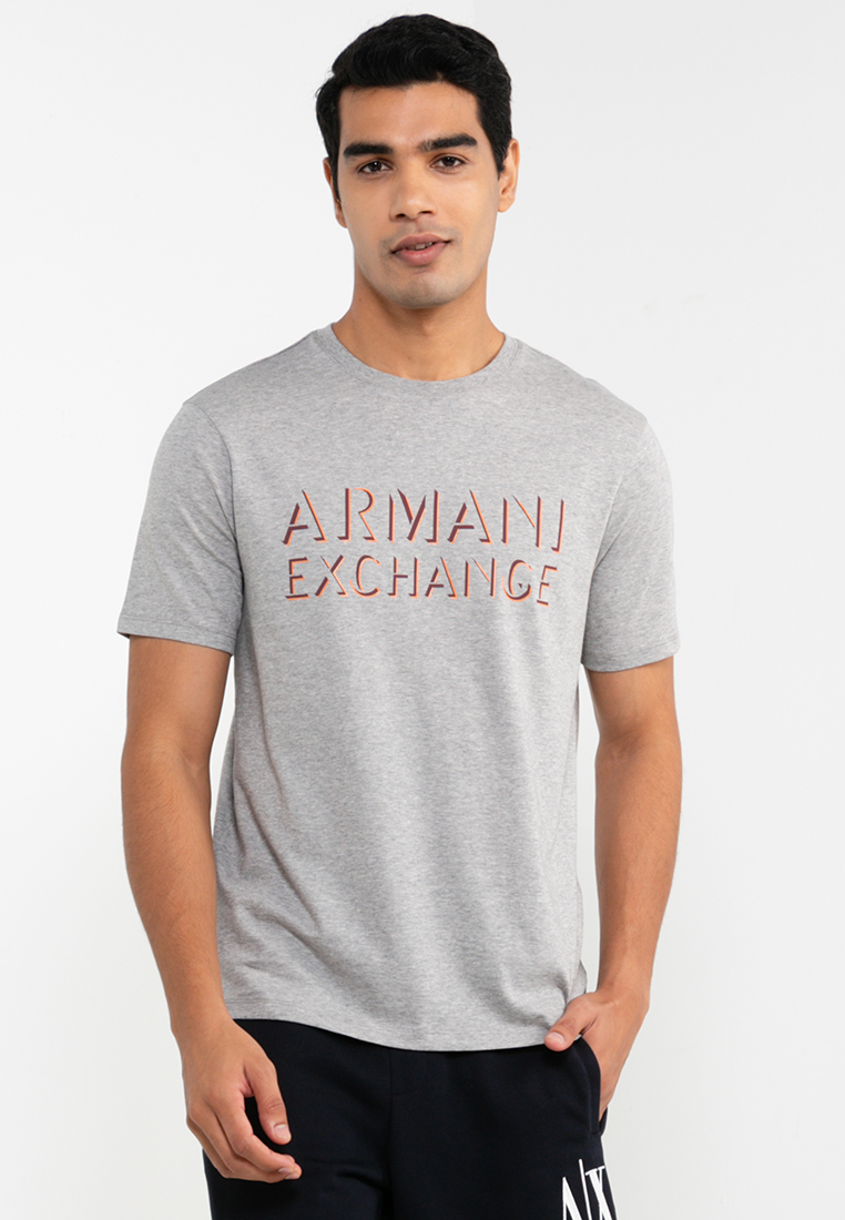 Armani Exchange 標誌印花T恤