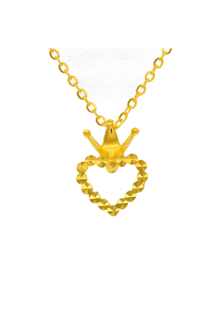 Arthesdam Jewellery 916 Gold Queen of Heart Necklace - 45cm