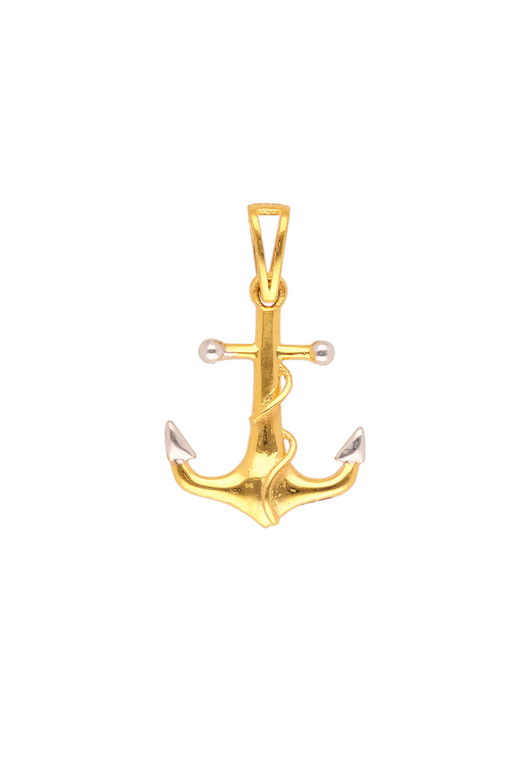 Arthesdam Jewellery 916 Gold Classic Anchor Pendant
