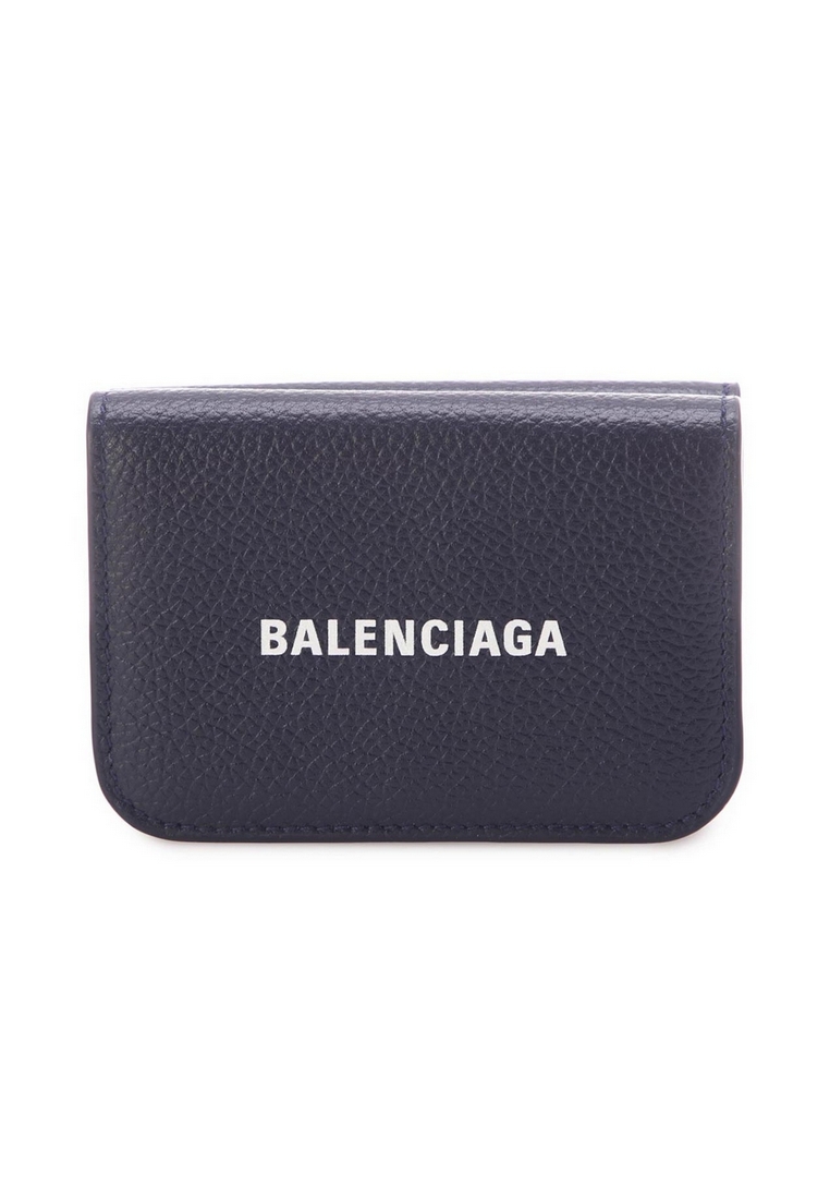 BALENCIAGA Balenciaga Cash Mini 三折式皮夾(藍色)