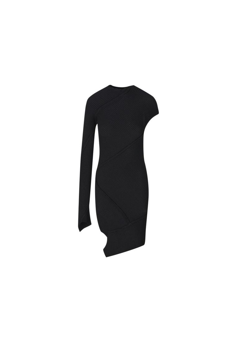 Balenciaga Spiral Mini Dress - BALENCIAGA - Black