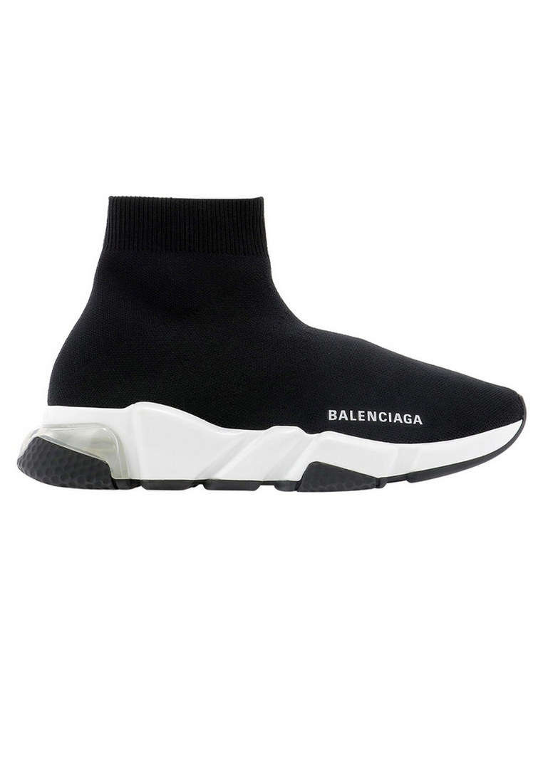 BALENCIAGA Balenciaga Speed Clear Sole女裝休閒鞋(黑色,白色)