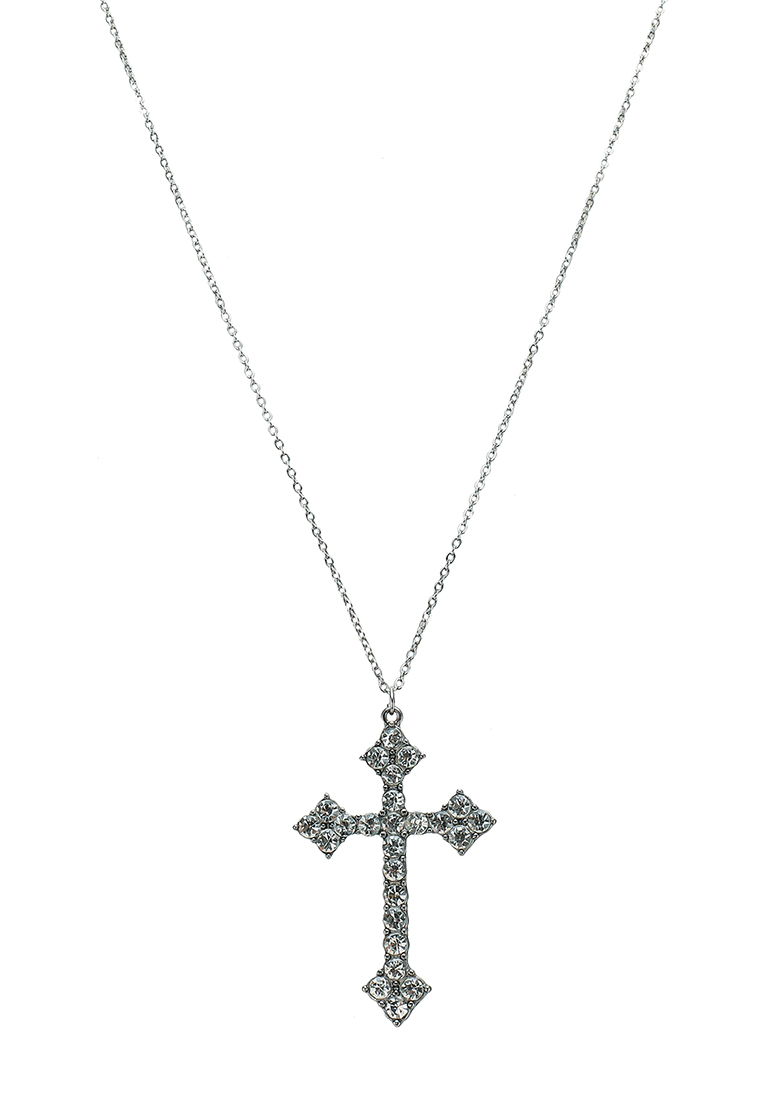 Bershka 2條裝蕾絲項圈及十字架頸鍊