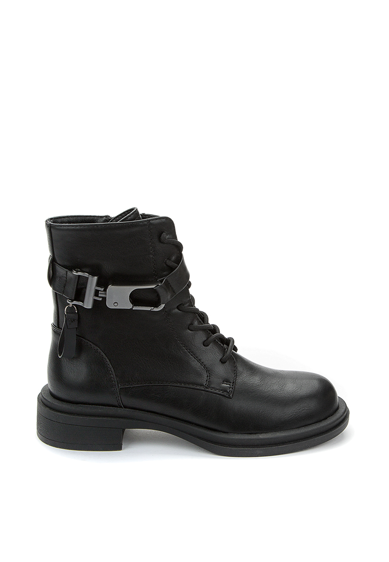Betsy Hanna Lace Up Ankle Boots