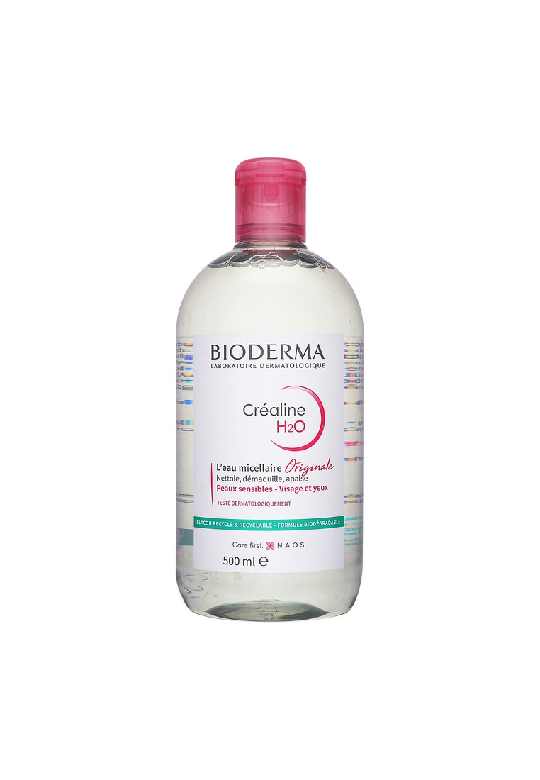 BIODERMA Créaline H2O 面及眼深層卸妝潔膚水 (中性至敏感皮膚) 500ml