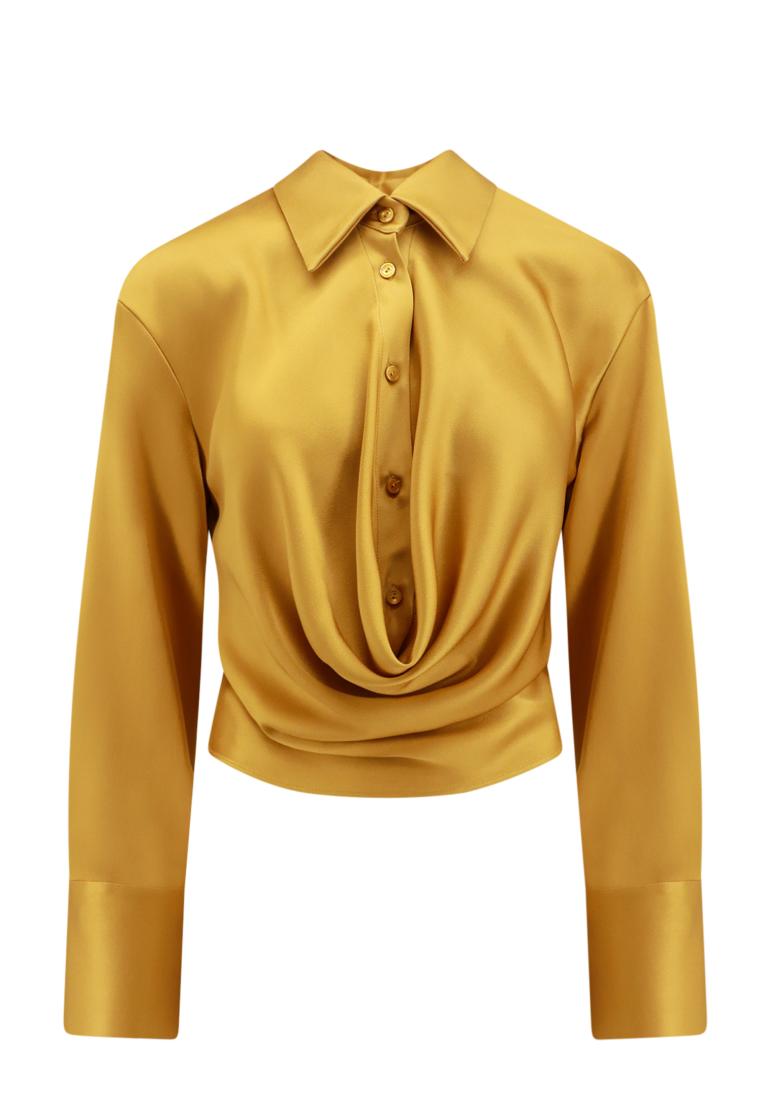 Blumarine Satin shirt - BLUMARINE - Gold
