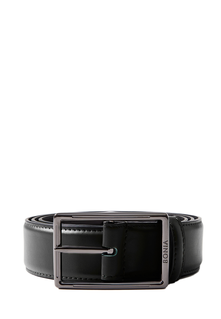 BONIA Nero Colt Non-Reversible Leather Belt