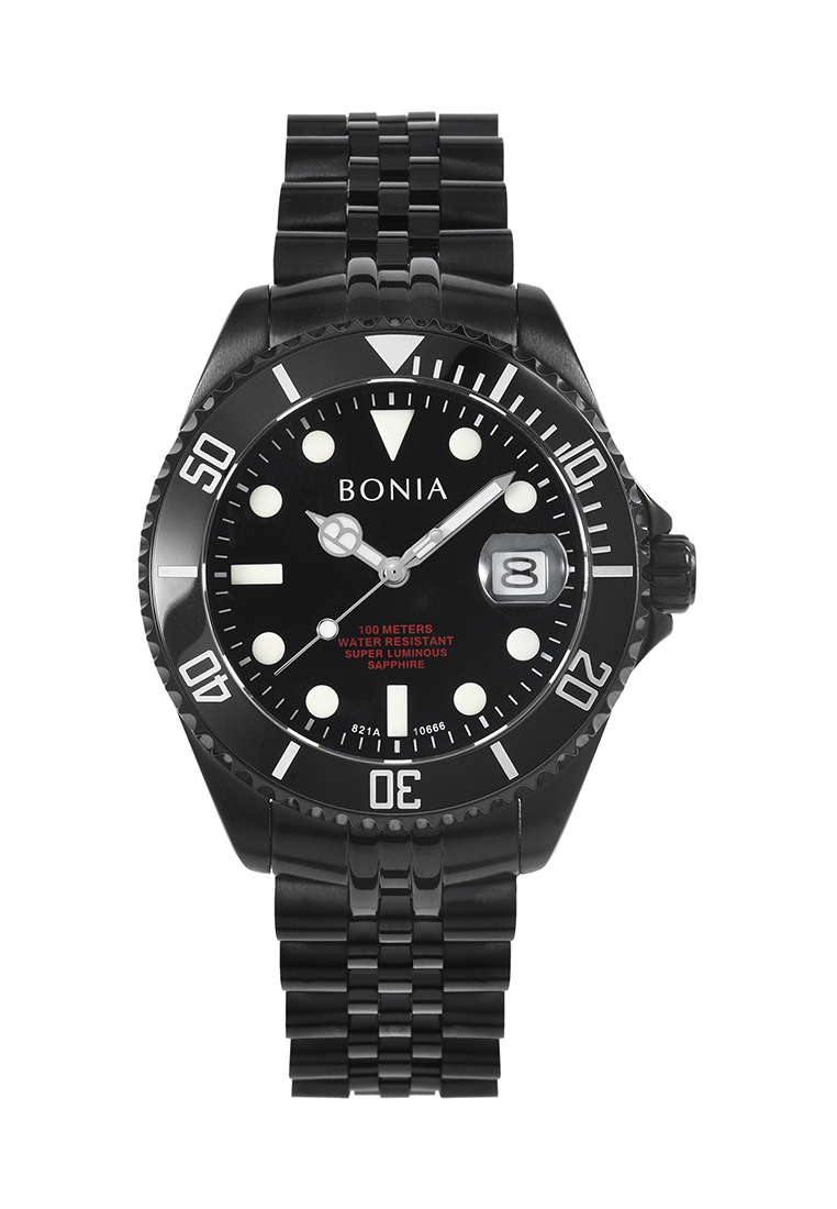 Bonia Watches Bonia 男士多功能自動腕錶 雙錶帶 套裝 限量版 BNB10666-1735LE (Free Gift)