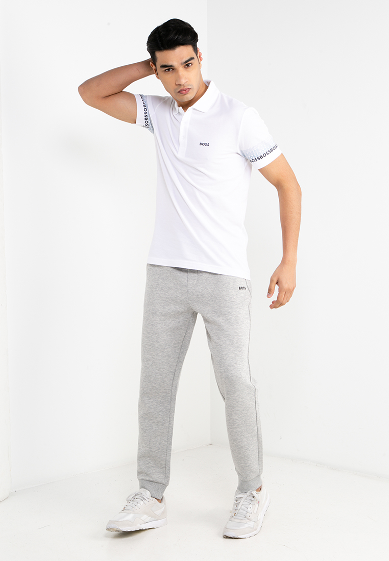 Pique Jacquard Polo Shirt - BOSS Athleisure