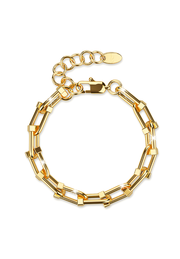 BULLION GOLD Bullion Gold Urban U-Link Hardwear Bracelet in Gold