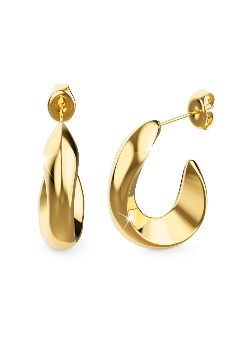 Bullion Gold BULLION GOLD Precious Gold Stud Earrings