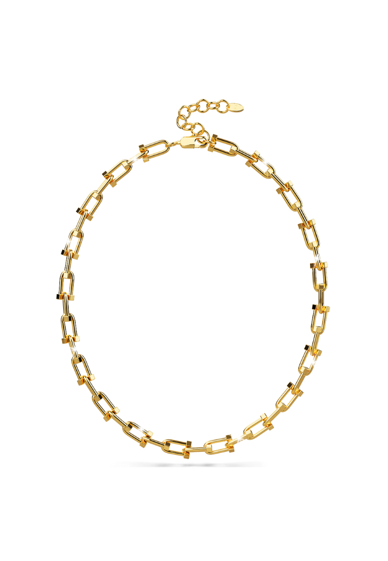 BULLION GOLD Bullion Gold Urban U-Link Hardwear Necklace in Gold