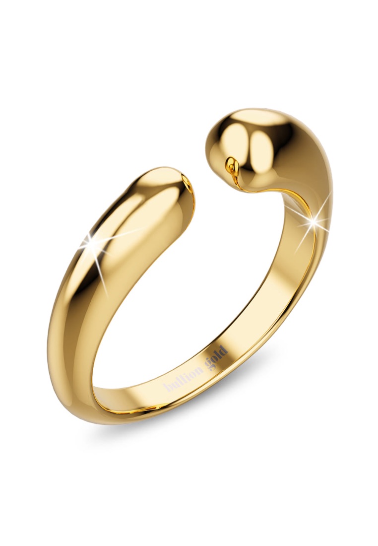 Bullion Gold BULLION GOLD Gaping Jasper Ring in Gold