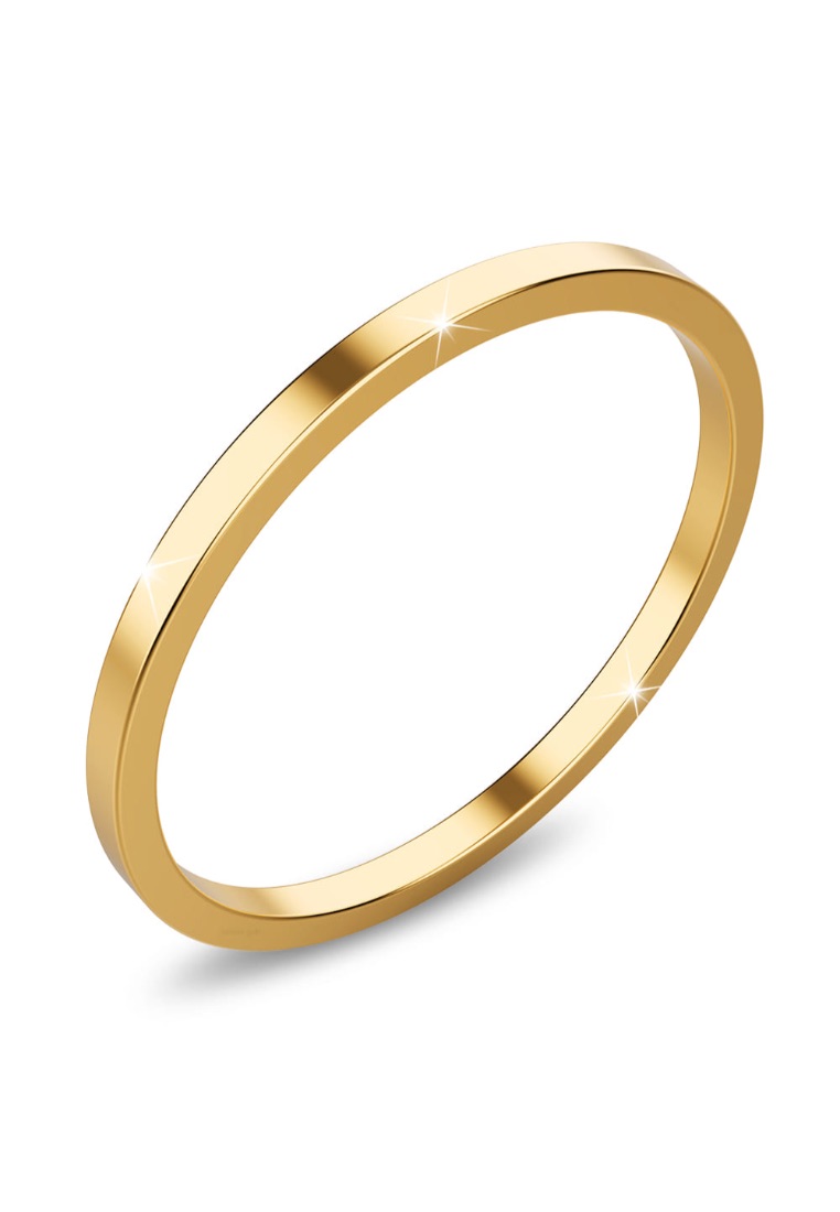Bullion Gold BULLION GOLD Gold Simplicity Slim Ring