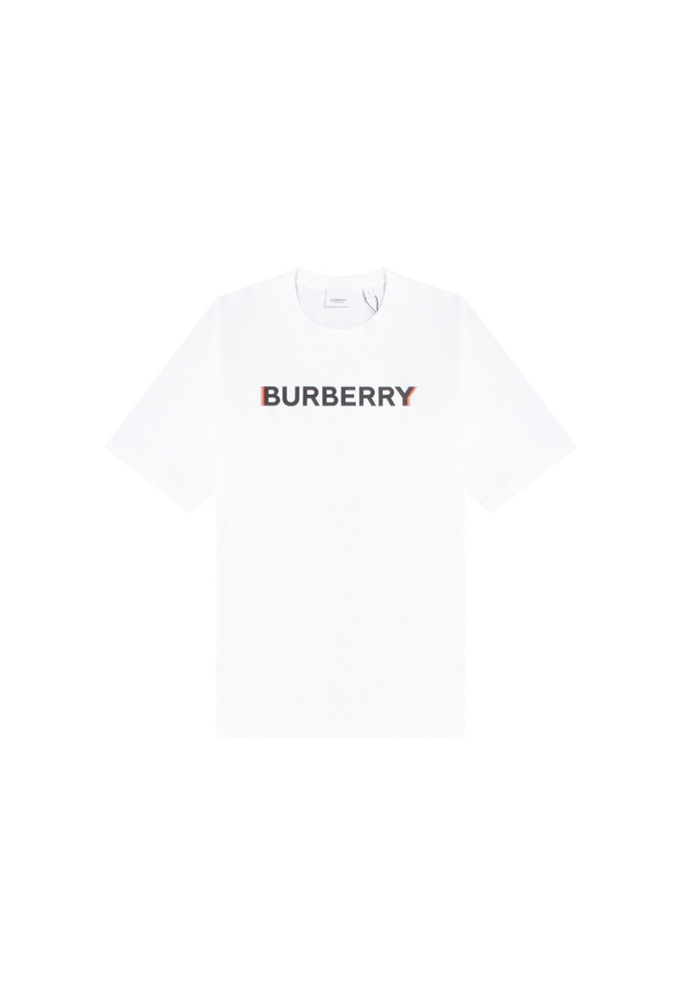 Burberry 棉男士字母Logo印花大廓形短袖T恤 80530091001