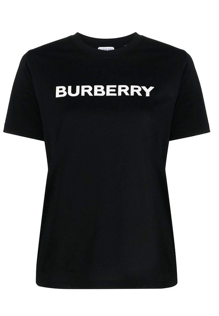 BURBERRY Burberry Logo Print T恤(黑色)