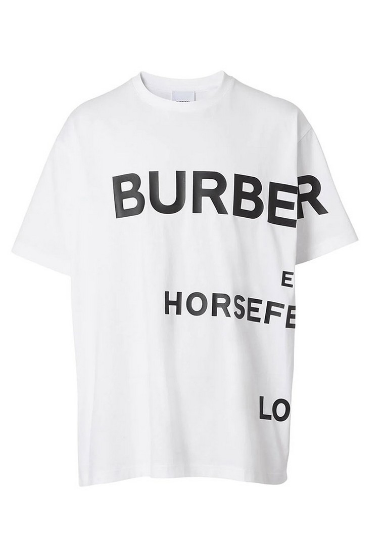 Burberry Horseferry Print T恤(白色)