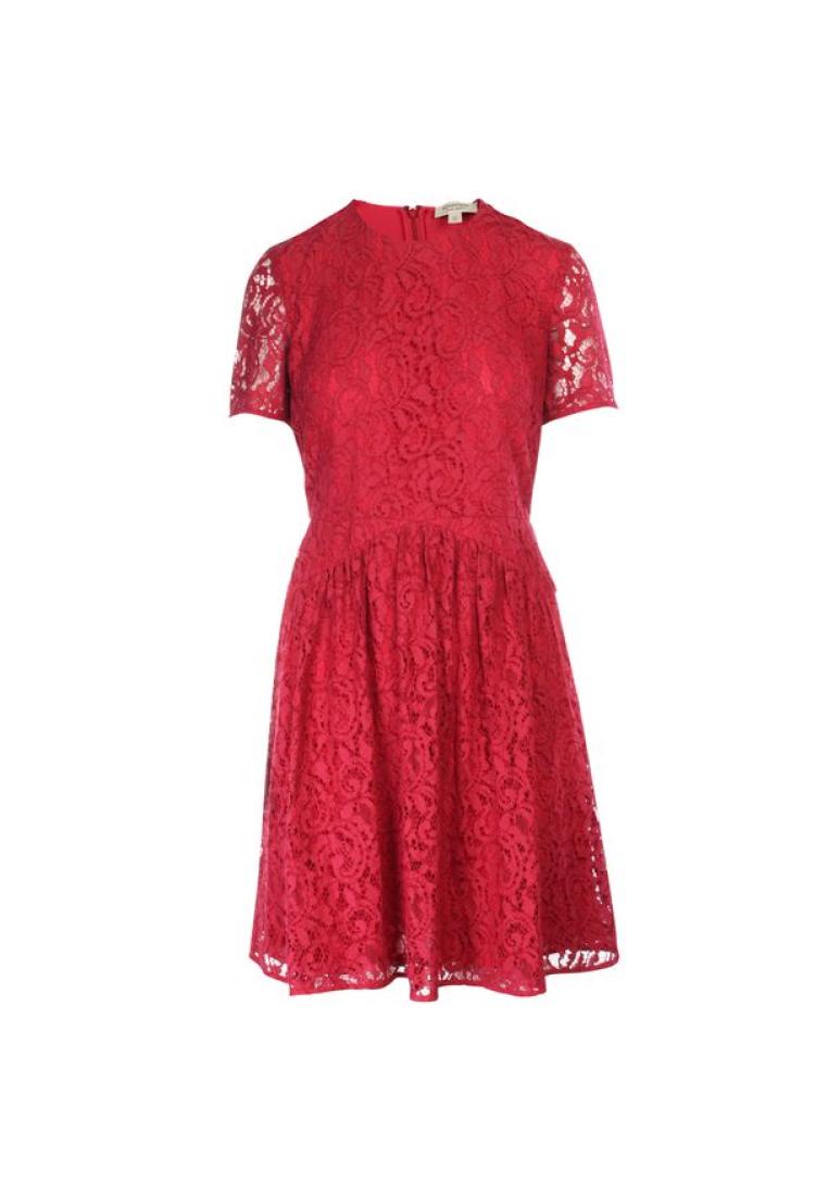 Burberry London 紅色蕾絲連衣裙