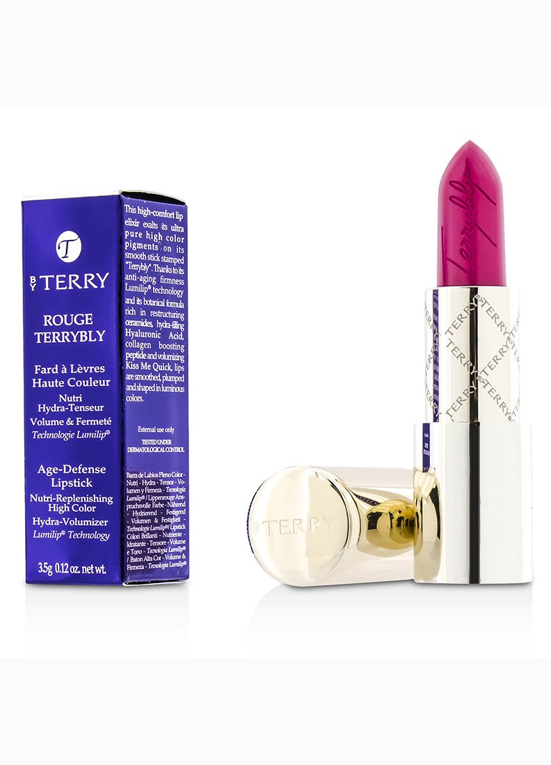 BY TERRY - 光採豐潤脣膏 Rouge Terrybly Age Defense Lipstick - # 504 Opulent Pink 3.5g/0.12oz