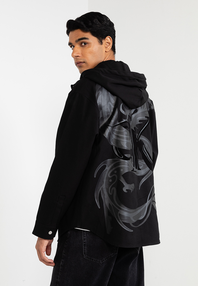 Year Of The Dragon Hooded Jacket - Calvin Klein Jeans