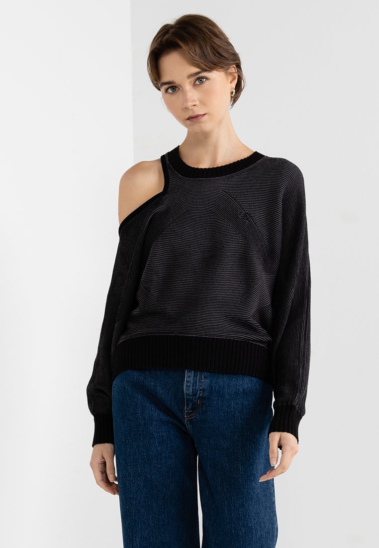 Technical Knit Cutout Sweater - Calvin Klein Jeans