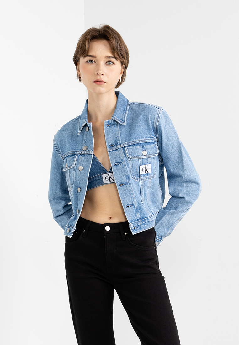 Sustainable Cropped 90s Denim Jacket - Calvin Klein Jeans