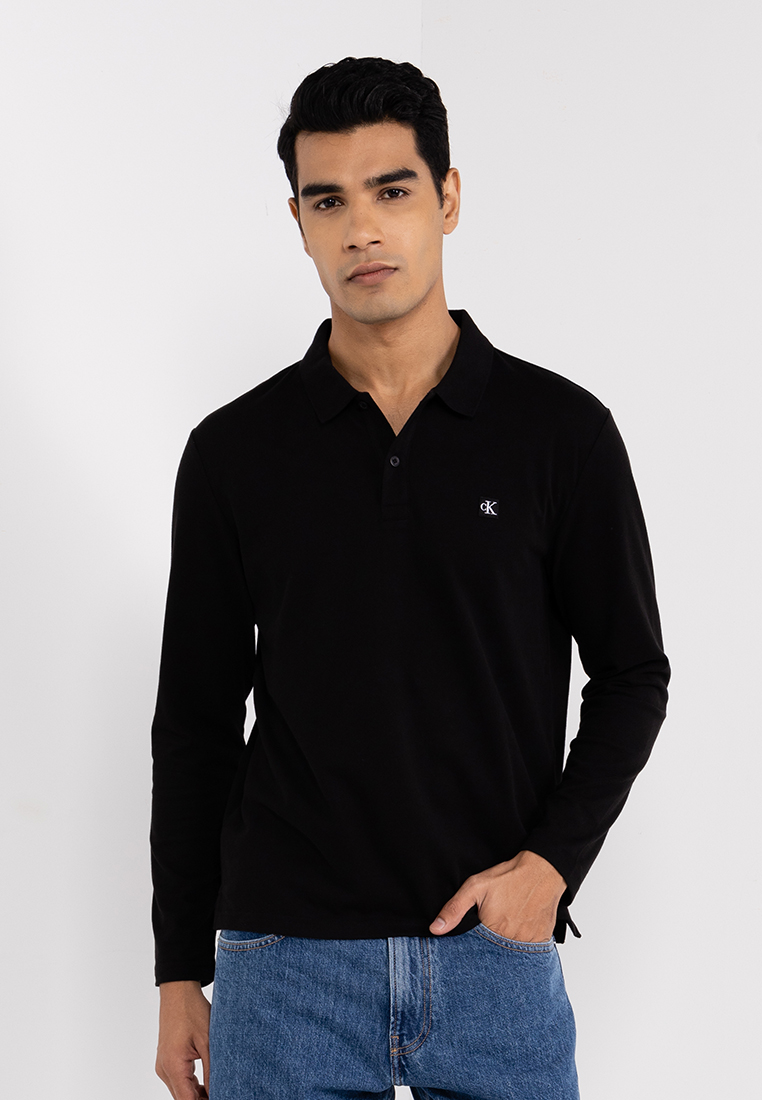 Regular Monogram Long Sleeves Polo Shirt - Calvin Klein Jeans