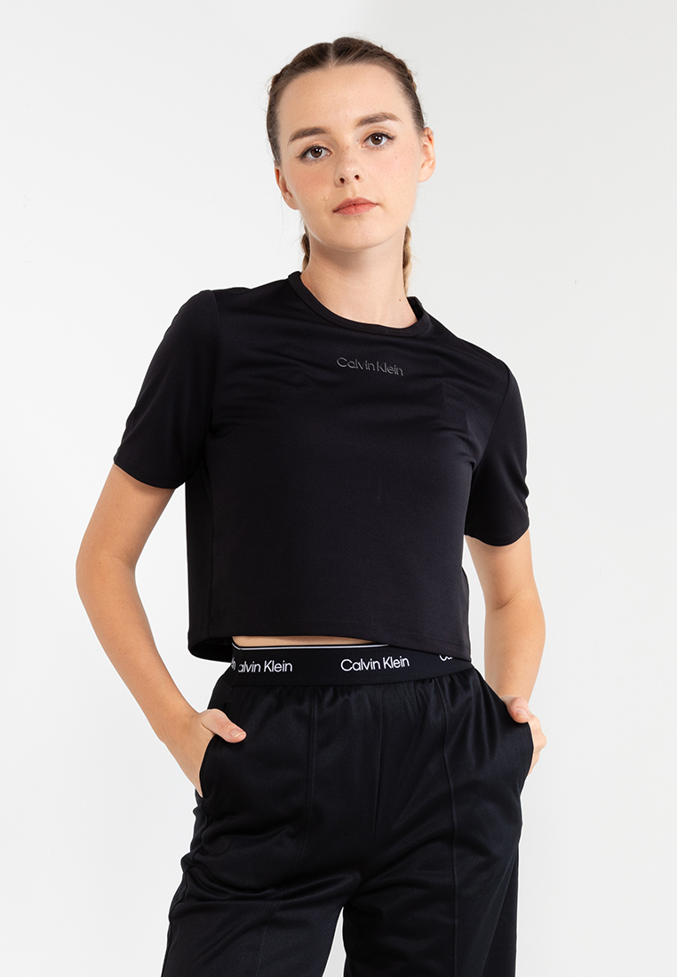 短版運動T恤 - Calvin Klein Sport
