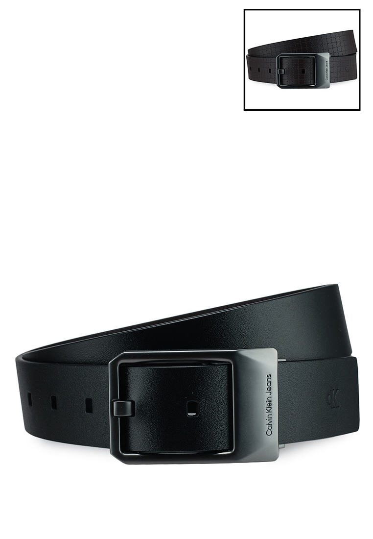 Faceted Buckle Reversible Belt - Calvin Klein Accessories