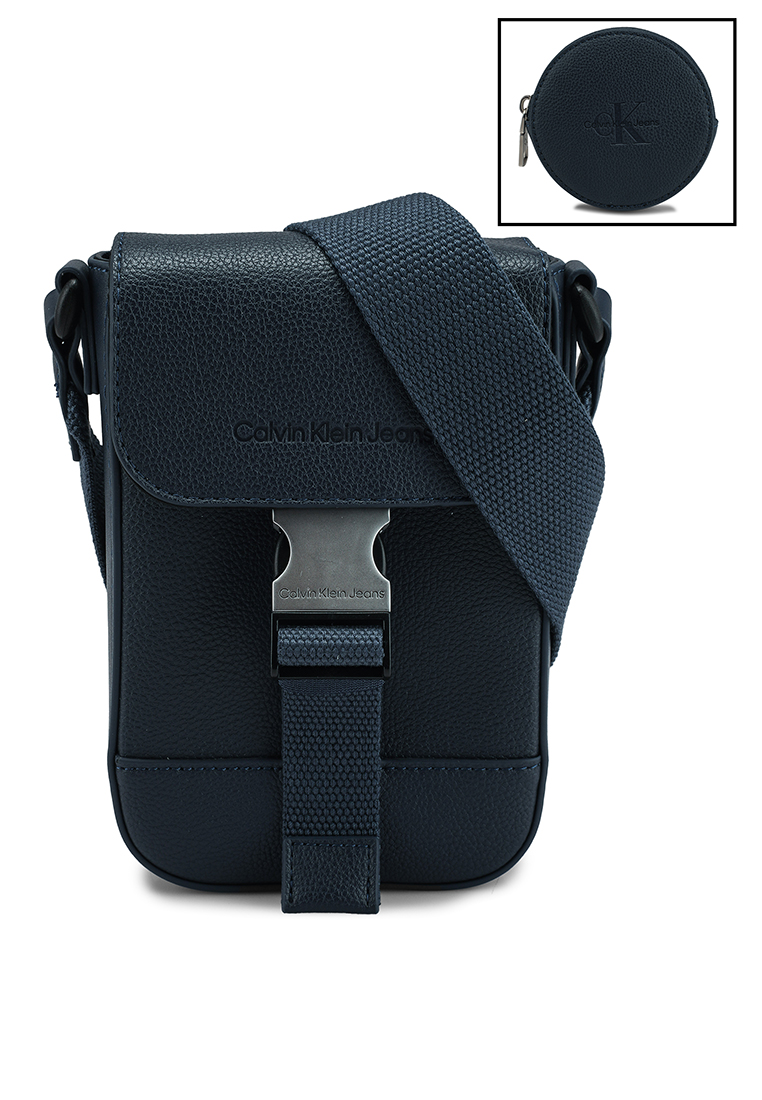 Micro 荔枝紋斜孭電話袋 - Calvin Klein Accessories
