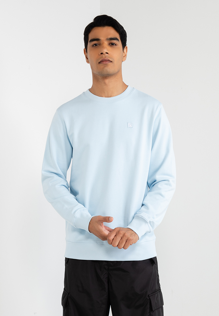 Badge Crewneck Pullover Sweatshirt - Calvin Klein Jeans