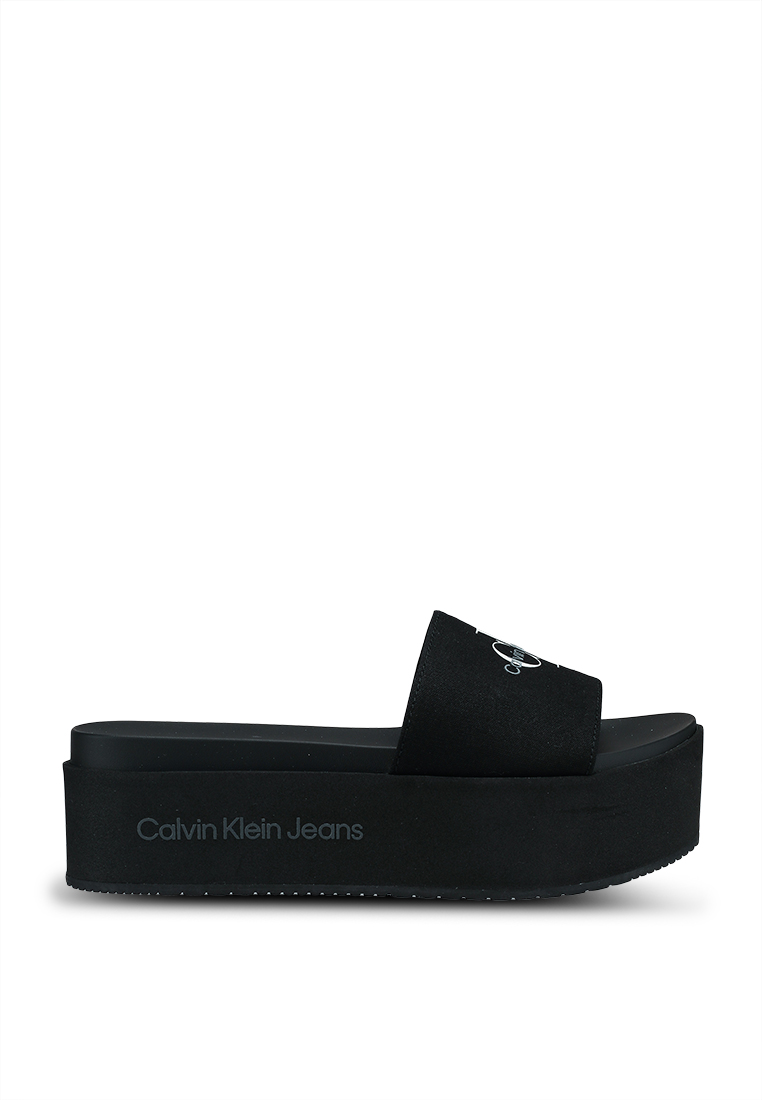 帆布厚底拖鞋 - Calvin Klein Footwear