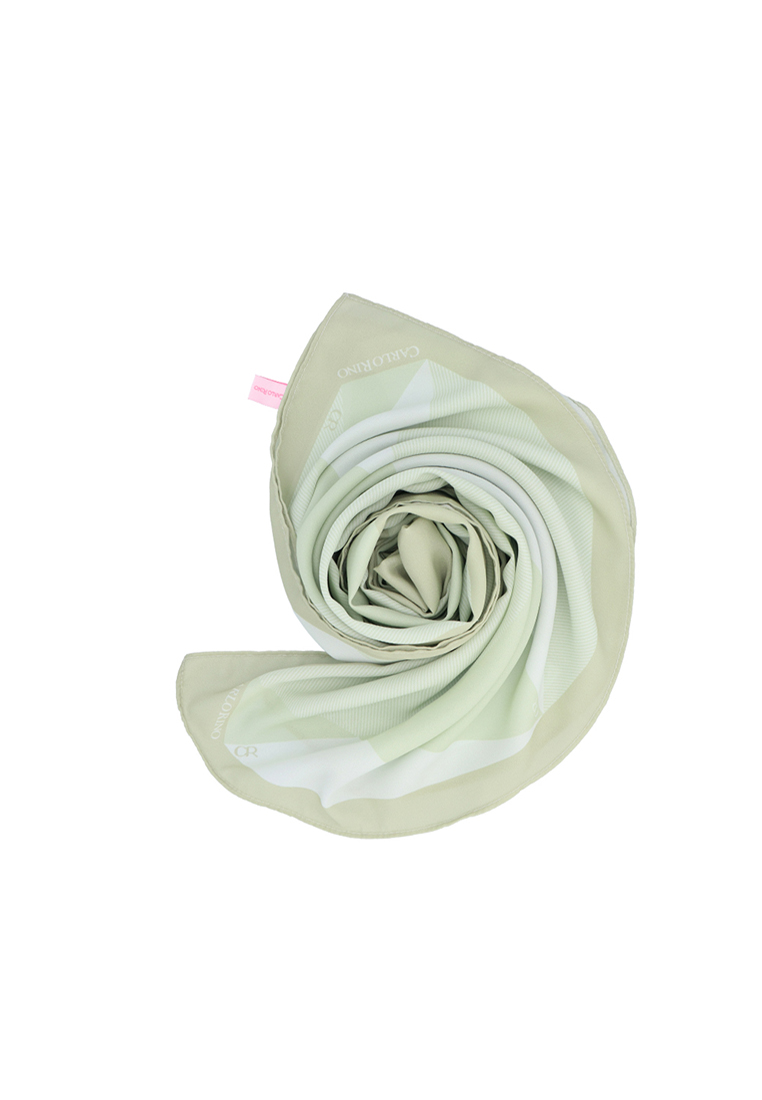 carlo rino green prism chiffon scarf