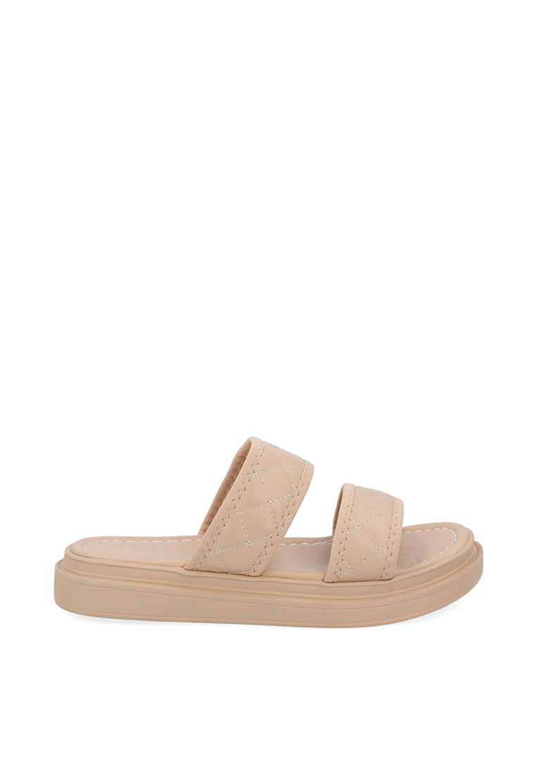 Carlo Rino Medium Beige Trailer Sandal Flats