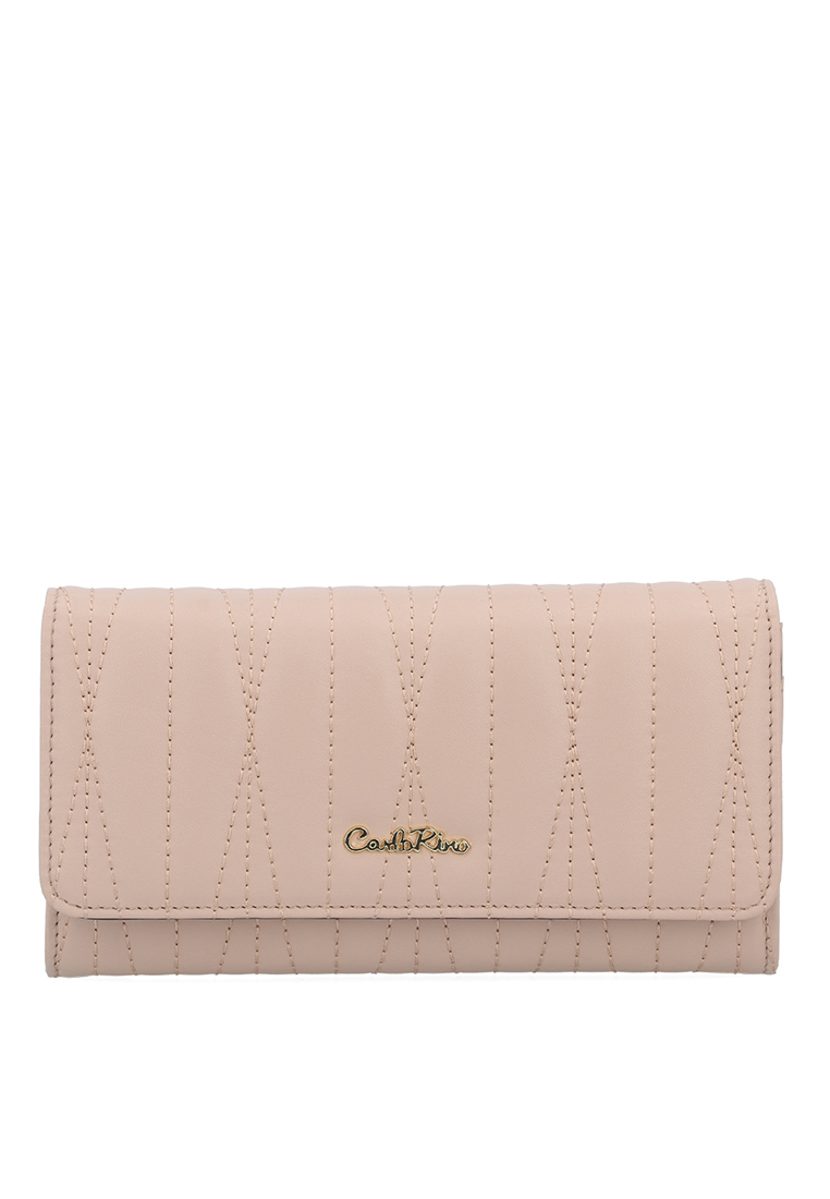 Carlo Rino Nude Clarissa Quilted 2-Fold Wallet