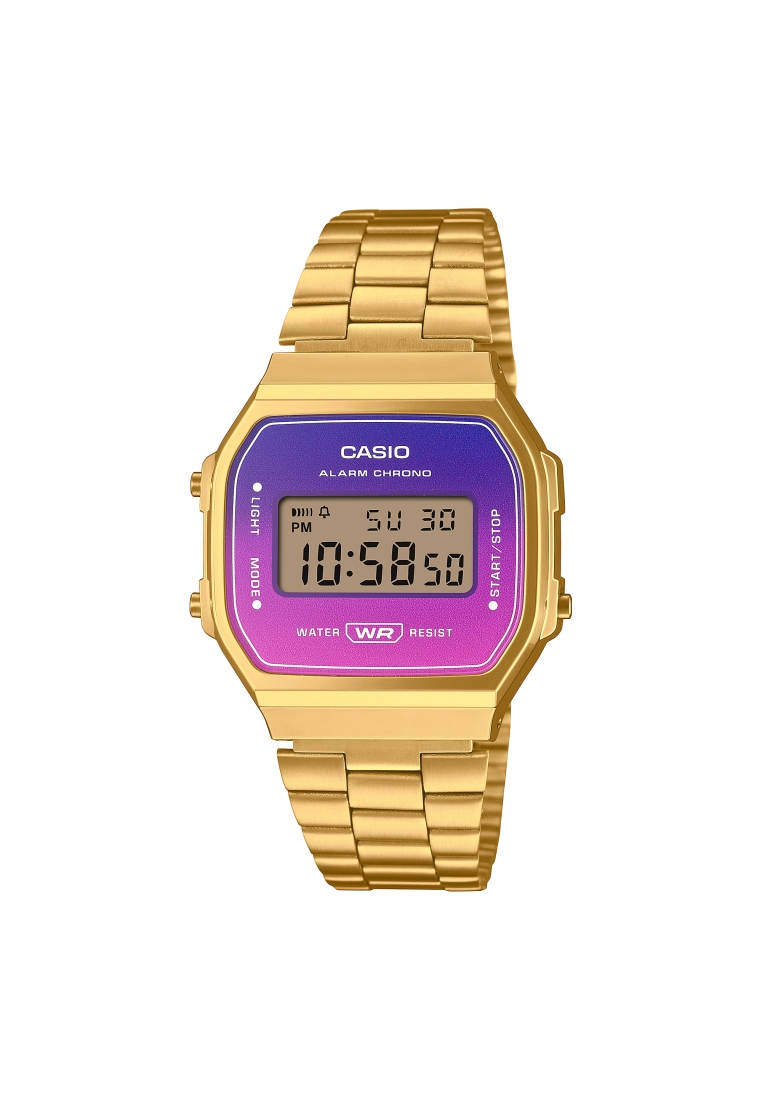 Casio Digital Stainless Steel Watch (A168WERG-2A)