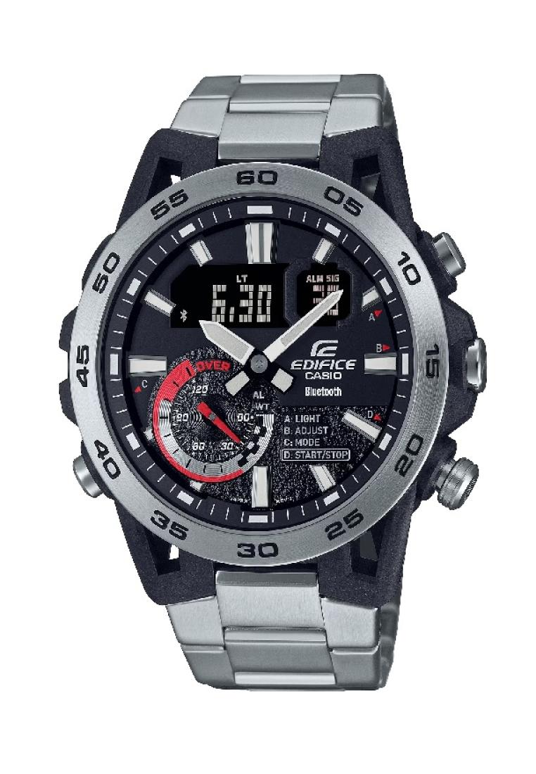 CASIO Casio Edifice Silver Stainless Strap Bluetooth 100 Meter World Time Watch