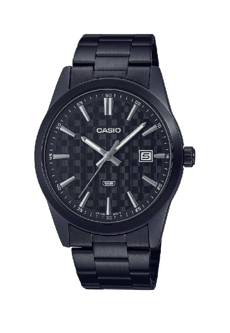 CASIO Casio Enticer Black Dial Stainless Steel Strap Men Watch MTP-VD03B-1AUDF