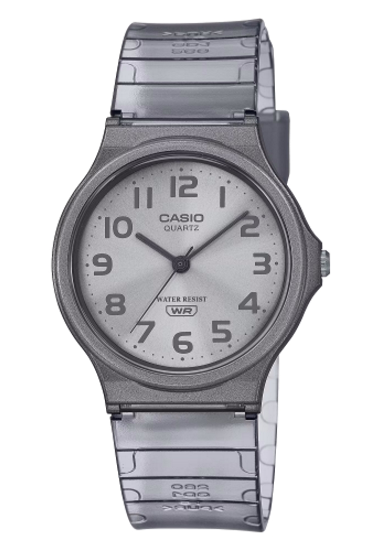 Casio Translucent Analog Watch (MQ-24S-8B)