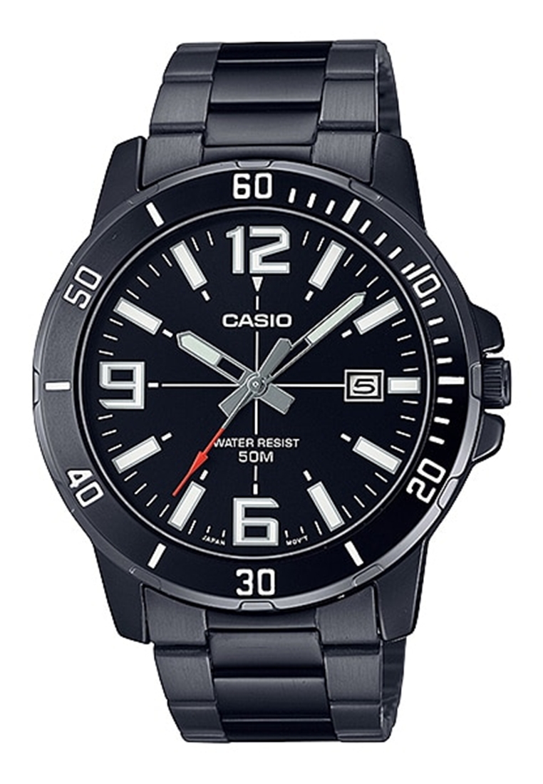 Casio Analog Steel Band Watch (MTP-VD01B-1B)