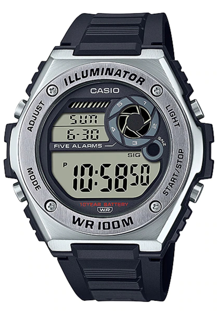 CASIO Casio Digital Water-Resistant Sports Watch (MWD-100H-1B)