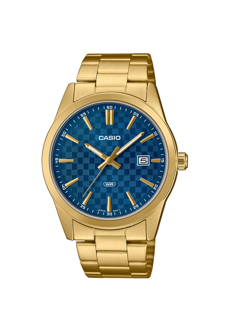 CASIO Casio Men's Analog Watch MTP-VD03G-2A Gold Stainless Steel Strap