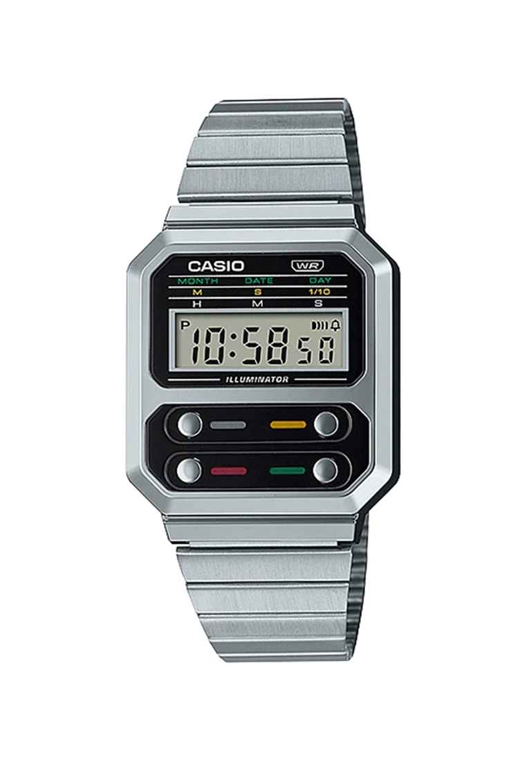 CASIO Casio Vintage Digital Sports Watch (A100WE-1A)