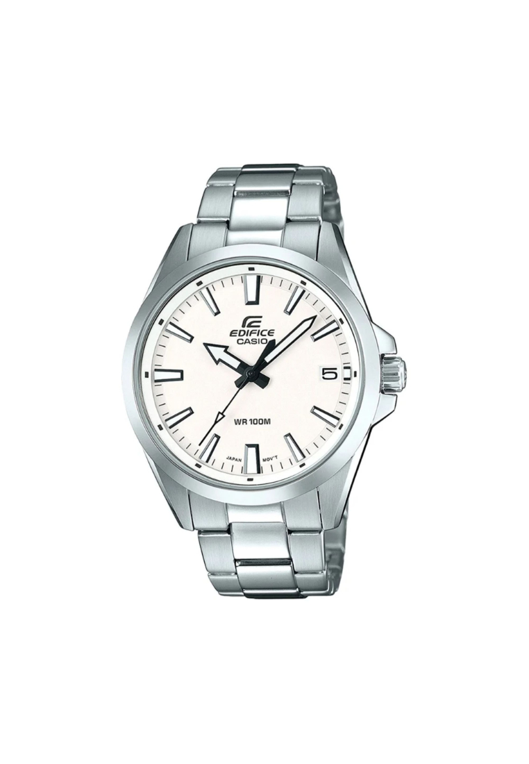 Casio Edifice Silver Stainless Steel Strap Men's Watch EFV-100D-7AVUDF